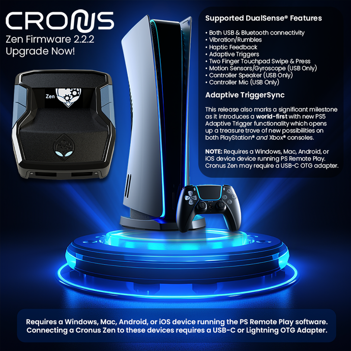 Cronus Zen console controller aim adapter for Xbox One X S PS5 PC