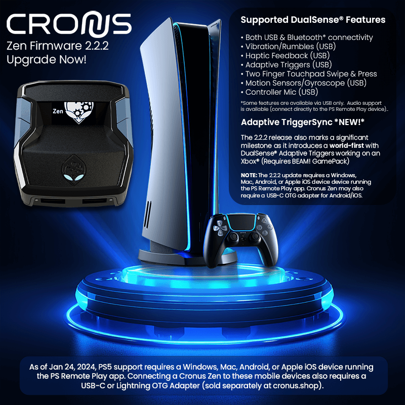 .com: CRONUS ZEN and PS5 DONGLE Bundle : Video Games