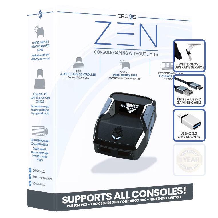 Cronus Zen Adapter P/ Ps4, Ps5, Xbox One, X/s, Pc Shipping from Brazil